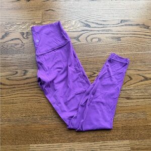 Lululemon Athletica Moonlit Magenta High-Rise Leggings